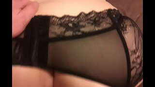 Fucking toku kakaho BWW kaumeá (i roto i te lingerie sexy). Whakarongo ki taua teen topanga!