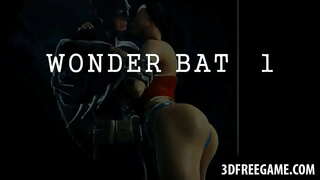 3D cartoon Wonder Woman succhia il cazzo e viene scopata