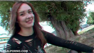 Ariadna mao ang balik alang sa bola sa lawom nga asno gangbang, dako gapes, deepthroat ug makatulon GL010