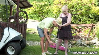 סלוטטי צייַטיק לאַדי Nanney איז פאַקינג מיט האָרני דוד